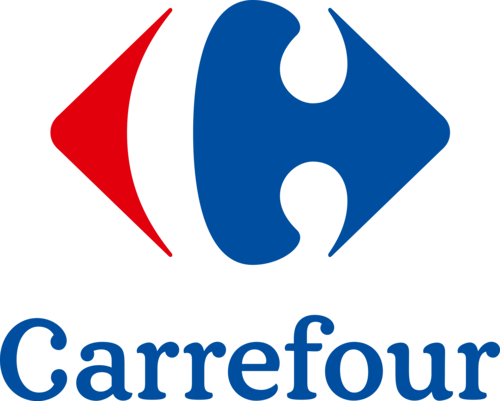 Logo Carrefour, cliente da Perfecta Print